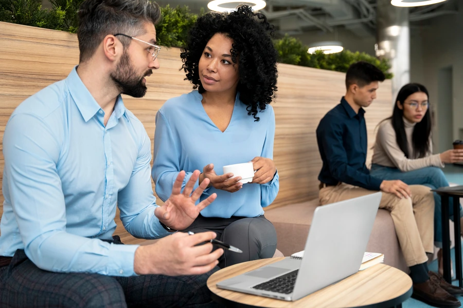 Imagem de uma reunião